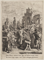 KG 05459
<br/>
Afgeluisterde complot van Aeneas en tochtgenoten
<br/>
<em>Lairesse, Gerard de (1641-1711)</em>